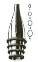 Integra Lifesciences – Ear Speculum Tip Oval Tip Child Size Chrome Plated 3 mm Reusable – 19-14