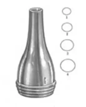 Integra Lifesciences – Ear Speculum Tip Oval Tip Size 3 Chrome Plated 7 mm Reusable – 19-24