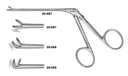 Integra Lifesciences – Ethmoid Forceps 3-3/4 Inch Length Pediatric / Fenestrated / 45 Degrees – 20-588
