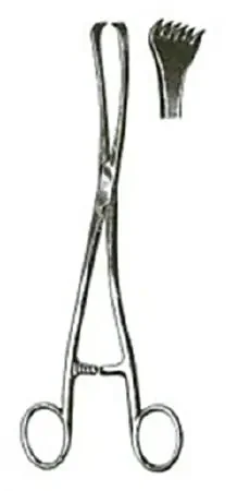 Integra Lifesciences – Membrane Puncturing Forceps Iowa 10-1/4 Inch Length OR Grade Double Curved 6 X 6 Teeth – 30-2250