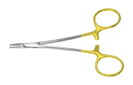 Integra Lifesciences – Needle Holder 4-3/4 Inch Length Delicate, Smooth Jaw Finger Ring Handle – PM-2405