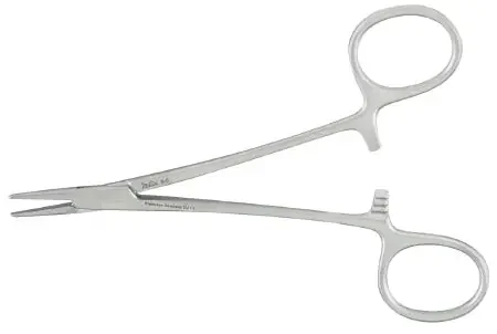 Integra Lifesciences – Needle Holder 4-3/4 Inch Length Smooth Jaws Finger Ring Handle – 8-7TC
