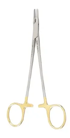 Integra Lifesciences – Needle Holder 6 Inch Length Serrated Jaws Finger Ring Handle – 8-103TC