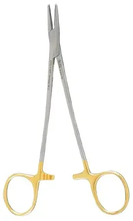 Integra Lifesciences – Needle Holder 6 Inch Length Smooth Jaws Finger Ring Handle – 8-50A-TC