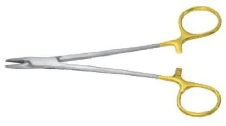 Integra Lifesciences – Needle Holder 7 Inch Length Serrated Jaw Finger Ring Handle – PM-2130