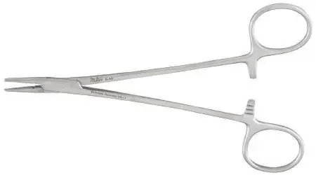 Integra Lifesciences – Needle Holder 8 Inch Length Serrated Jaws Finger Ring Handle – 8-52
