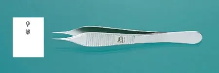 Integra Lifesciences – Suture Forceps Adson 4-3/4 Inch Length Surgical Grade Stainless Steel NonSterile NonLocking Thumb Handle Straight 1 X 2 Teeth – 17-2500
