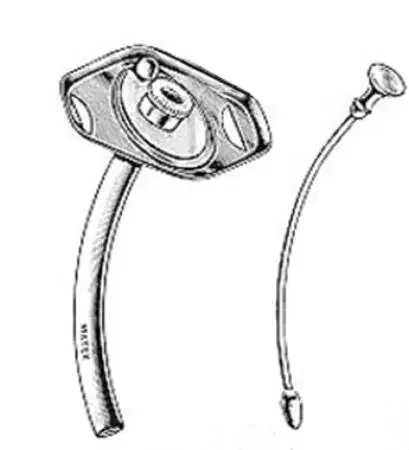 Integra Lifesciences – Tracheostomy Tube Jackson Improved Regular Size 4 Uncuffed – 23-1148SS