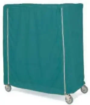 Intermetro Industries – Cart Cover White Coated Vinyl 36 X 18 X 54 Inch Zippered Closure – 18X36X54C