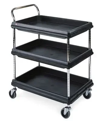 Intermetro Industries – Deep Ledge Utility Cart 21-1/2 X 33-1/4 X 33-3/4 Inch Blue – BC2030-3DMB