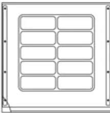 Invacare – Seat Upholstery Kit – 8881127548/U550