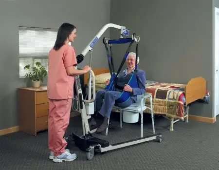 Invacare – Stand Assist Sling 2 Point Without Head Support Chainless Large 350 lbs. Weight Capacity – R130
