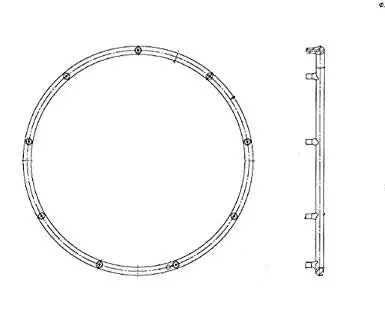 Invacare – Wheelchair Composite Handrim For Wheelchair – 1064036