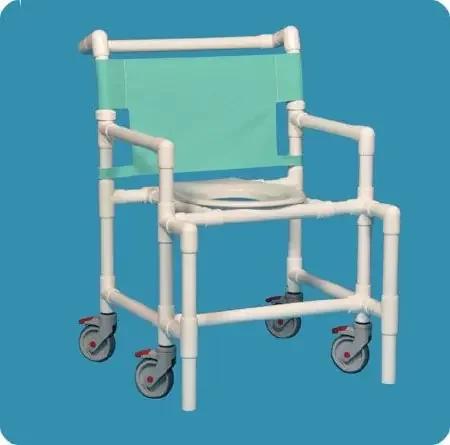 IPU – Bariatric Shower Chair ipu Fixed Arm PVC Frame Mesh Back – SC9200 OS