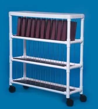 IPU – Mobile Chart Rack 54 H X 48 W X 14.5 D Inch – NCR30 L