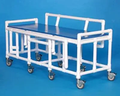 IPU – Shower Gurney Fixed Height 900 lbs. Weight Capacity Rigid Frame – BSG1500