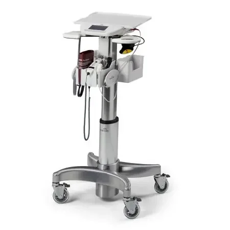 IQvitals Zone – Vital Signs Montior Mobile Cart 12 X 11-1/2 X 2-3/4 Inch Mist – 6216-001-813