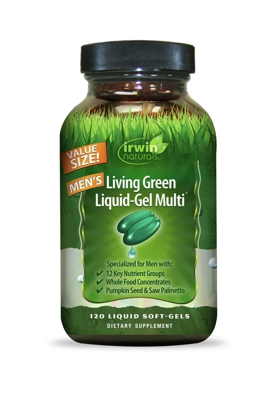 Irwin Naturals Living Green Liquid-Gel Multi for Men’s 120 Softgel