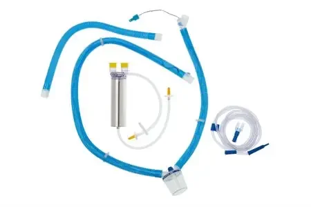 ISO-Gard – ISO-GARD Ventilator Circuit Corrugated Tube 72 Inch Tube Single Limb Adult Without Bag Single Patient Use Heated Circuit – HUD88019KIT