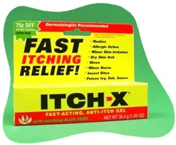 Itch-X – Itch Relief 1% – 10% Strength Gel 1.25 oz. Tube – 00225049533