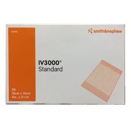 IV3000 – Catheter Securement Dressing Film 4 X 5 Inch Sterile – 4973
