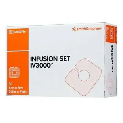 IV3000 Infusion Set – I.V. Dressing Film 2-3/8 x 2/3/4 Inch Sterile – 66800786