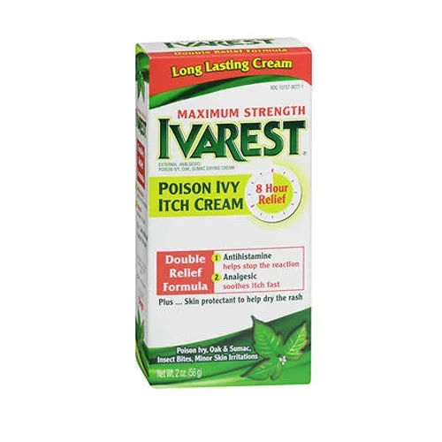 Ivarest, Poison Ivy Itch Cream Maximum Strength, 2 oz
