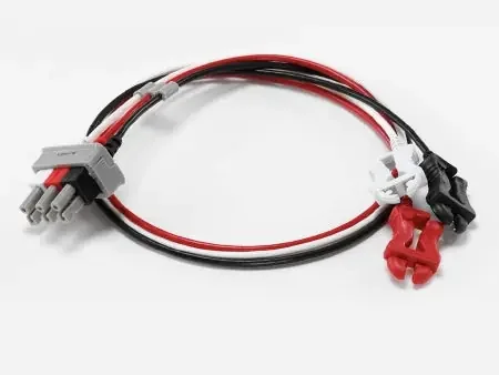 Ivy Biomedical – ECG Leadwire 24 Inch, Red, White, Black, Metal, 3-Leads, AHA Color Code For Model 3000 Patient Monitor – 590424-30″