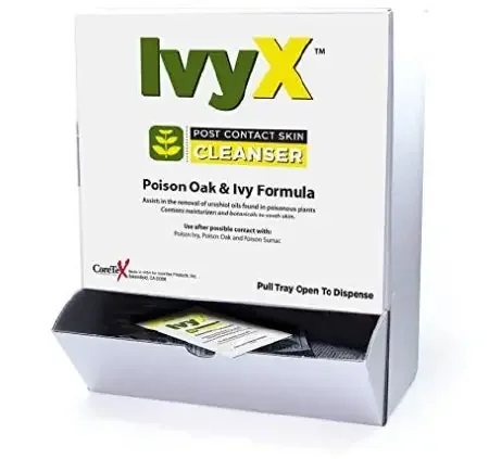 IvyX Post-Contact – Itch Relief Towelette 25 per Box Individual Packet – 84640