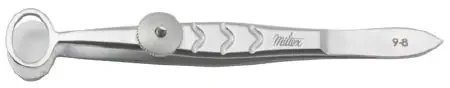 Jarit – Bipolar Forceps Jeweler 102 mm OR Grade Stainless Steel NonSterile Straight 0.4 mm Tip, With Cord, Non-Insulated Fine Tip – 286101