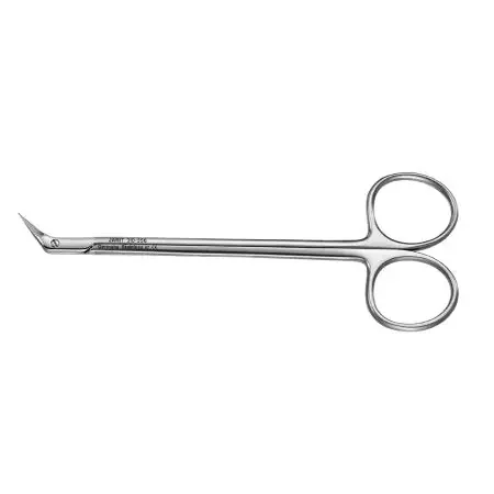 Jarit – Peripheral Vascular Scissors Diethrich-Potts 5-1/4 Inch Length OR Grade German Stainless Steel NonSterile Finger Ring Handle 45° Angled Blades Sharp Tip / Sharp Tip – 310356