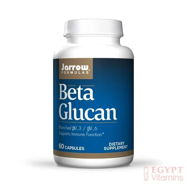 Jarrow Formulas Beta Glucan 250 mg – 60 Capsules – Immune Function Support – High-Purity Extract – Patented Preparation – 60 Servings جارو – بيتا جلوكان تركيز 250 مجم 60 كبسولة