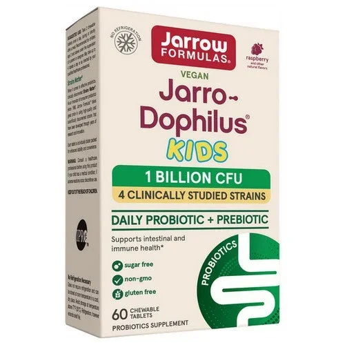 Jarrow Formulas, Jarro-Dophilus Kids, 1 Billion, Natural Raspberry, 60 Tabs
