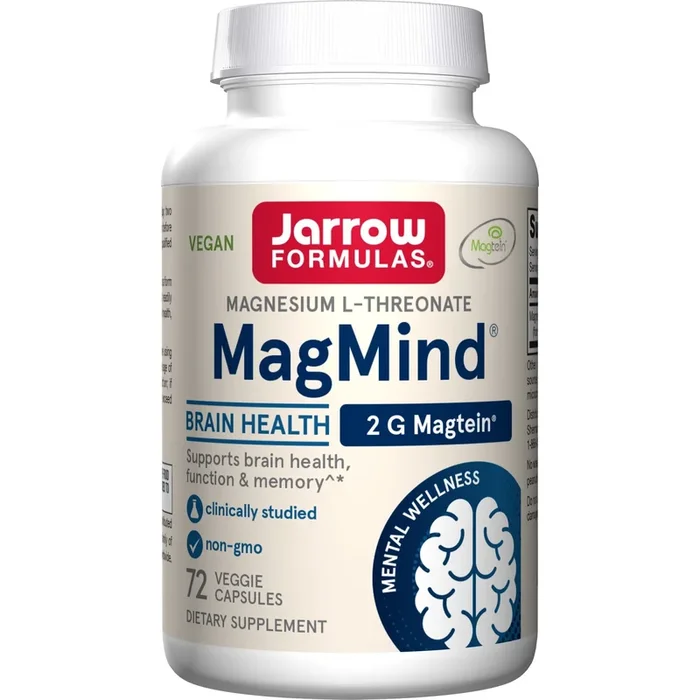 Jarrow Formulas MagMind 72 Vegetarian Capsules