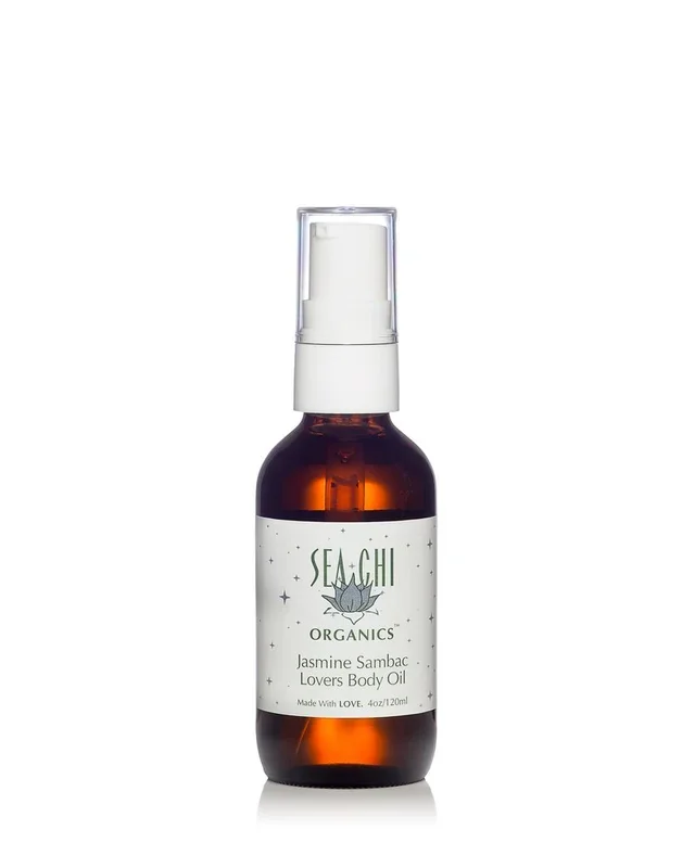 Jasmine Sambac Body Oil w/ Organic Jojoba (Oil of Love) 120ml / 4oz