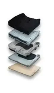 JAY J2 Deep Contour – Seat Cushion 20 W X 16 D X 4-1/2 H Inch Foam / Fluid – 2406