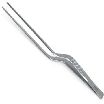 Jedmed Instrument Company – Bayonet Forceps Cushing 195 mm Length Stainless Steel NonSterile NonLocking Bayonet Handle Straight Dissecting Back 2 X 16 mm Tips – 54-0500