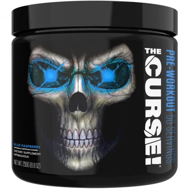 JNX Sports The Curse Pre Workout Blue Raspberry 250 gm 50 Servings