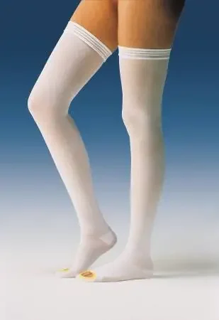 JOBST Anti-Em/GPT – Anti-embolism Stocking Knee High Medium / Regular White Inspection Toe – 111406