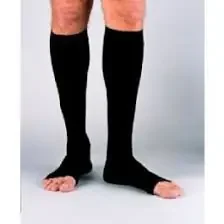 JOBST for Men – Compression Socks Knee High Medium Black Open Toe – 115453