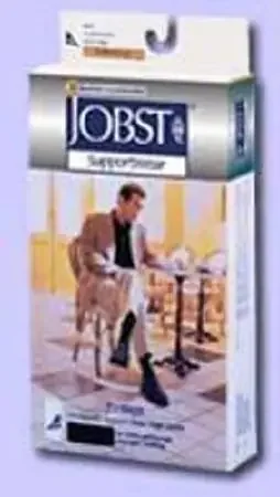 JOBST for Men – Compression Stocking Knee High Medium Black Closed Toe – 115001