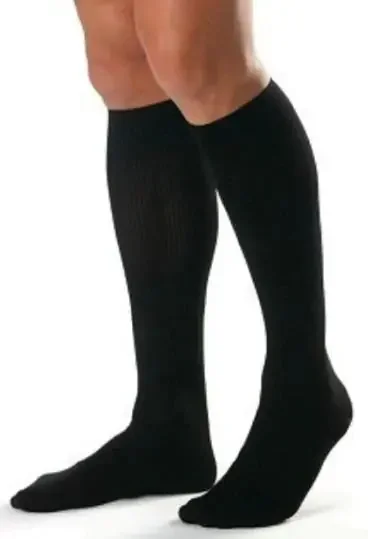 JOBST for Men – Compression Stocking Knee High Medium White Closed Toe – 115009