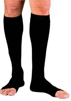 JOBST for Men – Compression Stocking Knee High X-Large Black Open Toe – 115435
