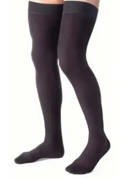 JOBST for Men – Compression Stocking Thigh High X-Large Black Closed Toe – 115411