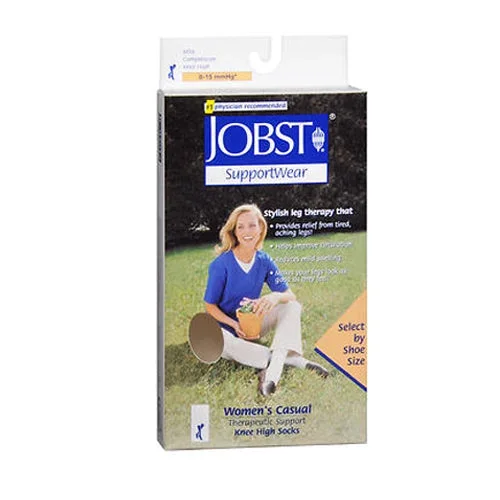 Jobst, Mild Compression Knee-Highs White Medium, 1 Each