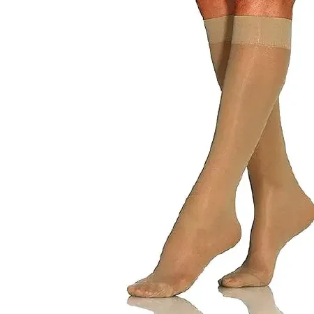 JOBST Opaque – Compression Stocking Knee High Large Natural Closed Toe – 115284