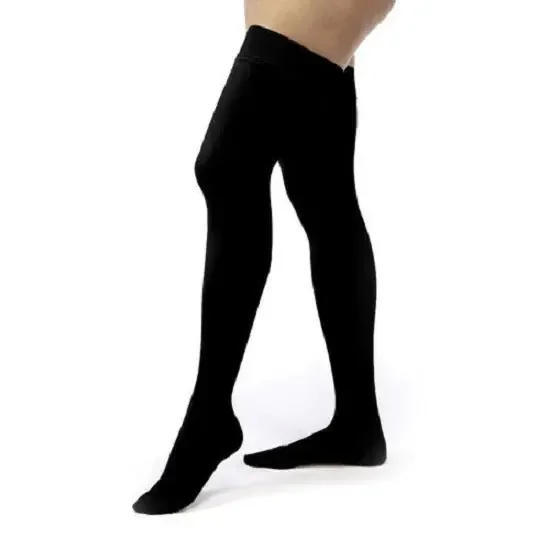 JOBST Opaque – Compression Stocking Thigh High Medium Black Closed Toe – 115145