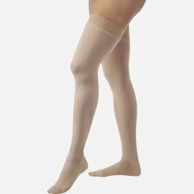 JOBST Relief – Compression Stocking Thigh High X-Large Beige Open Toe – 114655