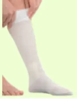 JOBST UlcerCARE – Compression Stocking Liner Knee High 2X-Large White Closed Toe – 114504
