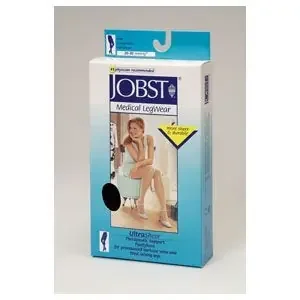 JOBST Ultrasheer – Compression Pantyhose Waist High Small Black Closed Toe – 121515